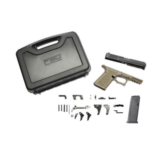 Polymer80 PFC9 Serialized Compact AFT Kit 9mm Luger Flat Dark Earth Polymer Frame Aggressive Textured Flat Dark Ear - Polymer80