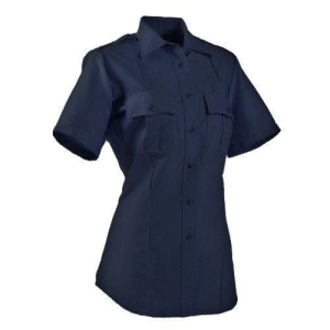 Elbeco-Paragon Plus Poplin SS Shirt-Midnight Navy-Size: 48 - Elbeco