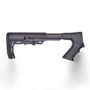 Fixed Tactical Adjustable Shotgun Stock Kit with Ergonomic Pistol Grip Compatible with Emperor Arms Cobra12 Mag Fed Shotgun - - Myholster