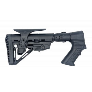 Folding Tactical Shotgun Stock with Adjustable Length, Cheek Rest, Buttpad, and Pistol Grip, Collapsible Compatible with Empe - Myholster