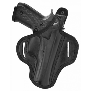 Black Beretta 92G OWB Thumb Break Leather Belt Holster Akar - Akar