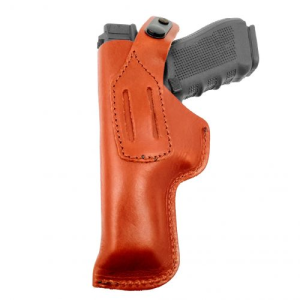 MyHolster Right-Handed Leather IWB & OWB Holster, Thumb Break & Belt Clip Compatible with Springfield XDS 9mm 4.0 - Myholster