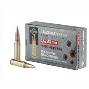 PPU RANGEMSTR 7.62X51 145GR FMJ 20 - Ppu
