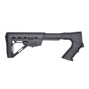FIXED Tactical Buttstock with Pistol Grip for Universal, Adjustable, Collapsible Compatible with Emperor Arms Cobra12 Mag Fed - Myholster