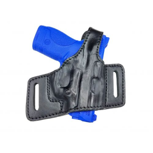 Black OWB Quick Draw Leather Slide Holster with Thumb Break Premium Cowhide for Secure & Fast Access Fits Sig Sauer P365 - Myholster