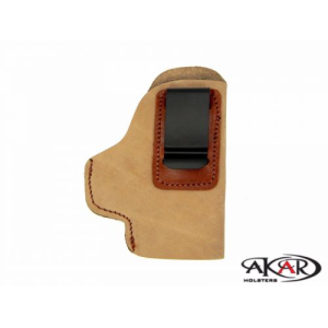 Suede IWB CCW LEATHER HOLSTER Inside-the-Pants Clip-On Compatible with Sig Sauer P365 - Akar
