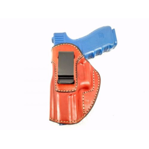 Brown / Left Premium Leather IWB Holster Handcrafted Cowhide with Forward Cant Comaptible w/ Smith & Wesson Model 39-2 - Myholster