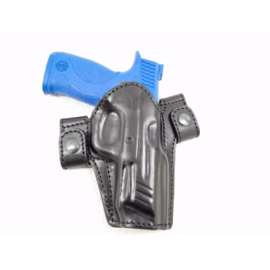 Brown OWB Snap-On Leather Open Top Holster Compatible w/ Sig Sauer P226R DAK W/RAILS - Myholster