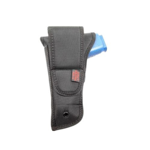 Quick?Draw OWB Belt Holster Right?Hand, Black Nylon, Hook & Loop Lid, Compatible w/ Raven Arms P25 MP25 - Sarac