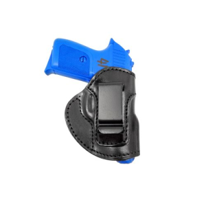 Black Leather IWB Holster Handcrafted Cowhide with Forward Cant Comaptible w/ Walther PPK/S - Myholster