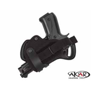 SOB Right Hand Concealed Carry Adjustable Thumb Break , Nylon & Leather Compatible w/ Canik TP9 Series - Akar