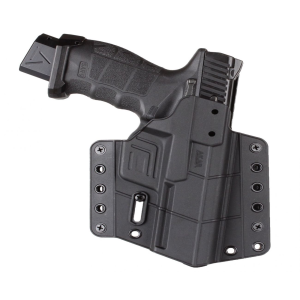 BLACK Polimer Series Closed System Locked Level I Gun Case - Original Design, Durable Polymer Material Compatible with Sar9, - Myholster