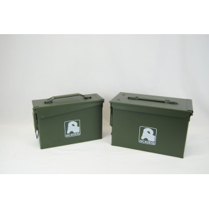 Hickok45 2 Pc. Metal Ammo Can Set - Hickok45