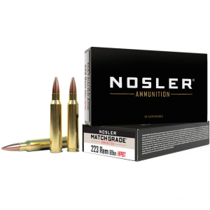 Nosler Match Grade Rifle Ammunition 223 Rem. 69 gr. CC HPBT 20 rd. - Nosler