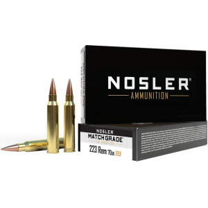 Nosler Match Grade Rifle Ammunition 223 Rem. 70 gr. RDF HPBT 20 rd. - Nosler
