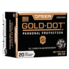 Speer Ammo Gold Dot Personal Protection 327 Federal Magnum 100 GR Hollow Point 20 Bx/ 10 Cs