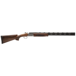 Stevens 22179 555 E 16 Gauge 3 in 28 in Over/Under Vent Rib Barrel, Silver Engraved Receiver, Oiled Turkish Walnut, Includes Five Chokes, Hand, Shotgun