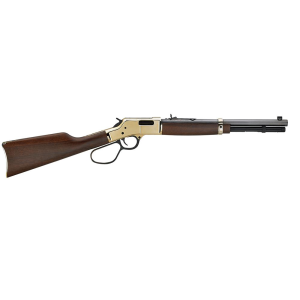 Henry H006MR327 Big Boy Carbine Full Size 327 Federal Mag 7+1 16.50 in Blued Octagon Barrel, Brass Polished Brass Receiver, American Walnut Wood Stock Right Hand, Rifle