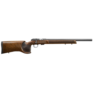 CZ-USA 02345 CZ 457 Varmint MTR Full Size 22 LR 5+1 20 in Black Nitride 20.5 Barrel Black Nitride Steel Receiver Turkish Walnut Fixed Varmint-Style Stock Right Hand, Rifle