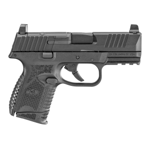 FN 66100572 509C MRD Compact Frame9mm Luger 10+1 3.70 in Black Recessed Target Crown Steel Barrel, Black PVD Optic Ready/Serrated Steel Slide & Polymer Frame w/Picatinny Rail, Pistol