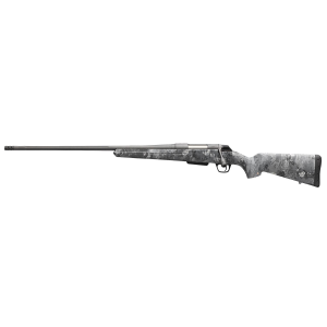 Winchester 535781264 XPR Extreme MB Full Size 270 WSM 3+1 24 Tungsten Gray Cerakote Threaded Sporter Barrel & Drilled & Tapped Steel Receiver, TrueTimber Midnight Camo Fixed Synthetic Stock, Left Hand, Rifle