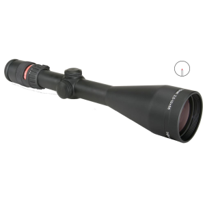Trijicon 200035 AccuPoint Black Hardcoat Anodized 2.5-10x56mm 30mm Tube Illuminated Red Triangle Post Reticle, Rifle Scope