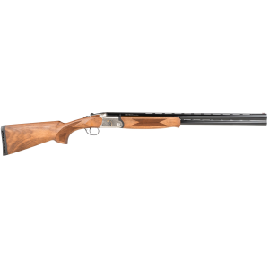 TriStar 33104 Trinity O/U 12 Gauge 26 in 2rd 3 in Silver Engraved with 24K Gold Inlay Rec Turkish Walnut Stock Right Hand (Full Size) Includes 5 MobilChoke