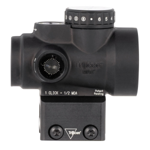 Trijicon 2200052 MRO HD Matte Black 1 x 25 mm 2 MOA /68 MOA Circle Multi Reticle Full Cowitness Mount, Red Dot Sight