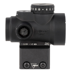 Trijicon 2200053 MRO HD Matte Black 1 x 25 mm 2 MOA /68 MOA Circle Multi Reticle Lower 1/3 Cowitness Mount, Red Dot Sight