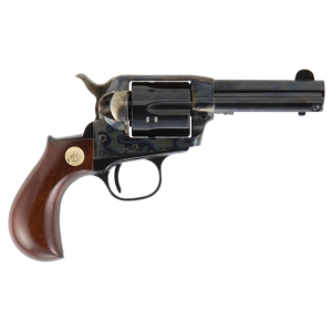 Cimarron CA980 Lightning 38 Special 6 Shot 3.50 in Blued Steel Barrel & Cylinder, Color Case Hardened Steel Frame, Birdshead Walnut Grip, Exposed Hammer , Revolver