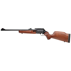 Rossi Circuit Judge, Double Action/Single Action, 410 Gauge, 45 Long Colt, 18.5 in Barrel, Blued Finish, Graphite, Wood Stock, Adjustable Sights, 5 Rounds SCJ4510K
