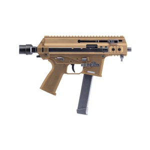 BT APC9K PRO, Semi-automatic, Pistol, 9MM, 4.3 in Threaded Barrel, Tan, 30 Rounds, 1 Magazine, Optic Not Included, No Brace, Glock Magazine Compatible, BLEM (Damage to Corner of Receiver) BT-361765-02-G-CT