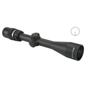 Trijicon 200008 AccuPoint Black Hardcoat Anodized 3-9x 40mm 1 in Tube Illuminated Green Triangle Post Reticle,, Rifle Scope