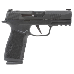 Sig Sauer 365XCA9BXR3 P365 XMacro Compact Frame 9mm Luger 17+1, 3.70 Blk Carbon  BBL, Blk Nitron Optic Ready/Serrated Stainless  Slide, Blk Poly Frame w/Beavertail & Pic Rail, Blk w/Interchangeable Backstrap Grip, No Safety, Pistol