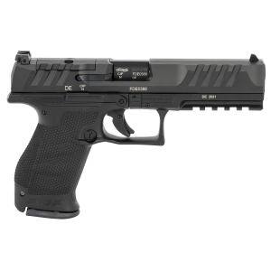 Walther Arms 2844222 PDP Compact Frame 9mm Luger 15+1 5 Black Steel BBL, Black Optic Ready/Serr Steel Slide, Black Polymer Frame w/Pic Rail, Textured Polymer Grip, Ambidextrous,Pistol