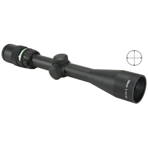 Trijicon 200005 AccuPoint Black Hardcoat Anodized 3-9x40mm 1 in Tube, Illuminated Mil-Dot Crosshair w/Green Dot Reticle,, Rifle Scope