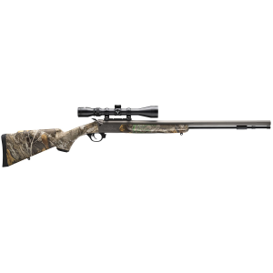 Traditions CR5841104421 NitroFire w/Scope 50 Cal 209 Primer 26 in Gray Cerakote Fluted & Tapered Barrel, Receiver, Realtree Edge Fixed Synthetic Stock, 3-9x40mm Duplex Black Powder, Rifle