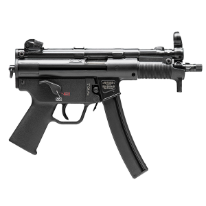 H&K 81000481 SP5K PDW 9mm Luger Caliber with 5.83 in Barrel, 30+1 Capacity, Black Metal Finish, No Stock (Sling Mount), Black Polymer Grip Right Hand, Pistol