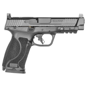 Smith & Wesson 13387 M&P M2.0 Full Size 10mm Auto 15+1 4.60 in Black Armornite Stainless Steel Barrel & Optic Cut/Serrated Stainless Steel Slide, Matte Black Polymer Frame w/Picatinny Rail, Pistol