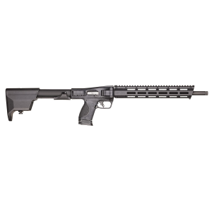 Smith & Wesson 12575 M&P FPC 9mm Luger 17+1/23+1 16.25 Black Oxide Threaded Barrel, Black Anodized Pic Rail Aluminum Receiver, M-LOK Handguard, Black Synthetic Fixed Stock w/Mag Storage, Black Poly Grip, Rifle