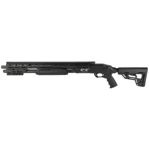 Standard Manufacturing SP12, Pump Action Shotgun, 12 Gauge, 3 in Chamber, 18.5 in Barrel, Black, Polymer Grip, Collapsible Stock, Ambidextrous, MLOK Mounting System, 7 Rounds SP12