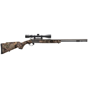 Traditions CR5841104416 NitroFire w/Scope 50 Cal 209 Primer 26 in Gray Cerakote Fluted & Tapered Barrel, Receiver, Mossy Oak Break-Up Country Fixed Synthetic Stock, 3-9x40mm Duplex Black Powder, Rifle