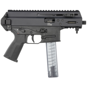 B&T Firearms 36176502 APC9K 9mm Luger 30+1 4.30 in Black Steel Barrel, Black Picatinny Rail Receiver, Brace Adapter, Black Polymer Grips, Pistol