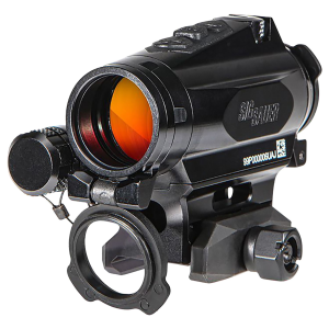 Sig Sauer Electro-Optics SOR44001 Romeo4XT-Pro Black 1 x 20 mm 2 MOA Red Ballistic Circle Dot Multi Reticle, Red Dot Sight
