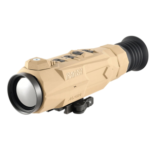 iRay USA RA50 RICO Alpha Thermal, Rifle Scope Tan 3x 50mm Multi Reticle 640x512, 50 Hz Resolution Zoom 4x Features Rangefinder