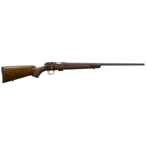 CZ-USA 02311 CZ 457 American Full Size 22 WMR 5+1 24 in Black Nitride Black Nitride Steel Receiver Turkish Walnut Fixed American Style Stock Right Hand, Rifle