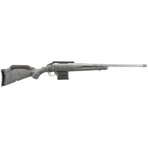 Ruger 46909 American Gen II 223 Rem 10+1, 20 Gun Metal Gray Cerakote Spiral Threaded Barrel, Gun Metal Gray Cerakote Receiver w/Pic Rail, Gray Splatter Adj Synthetic Stock, Rifle