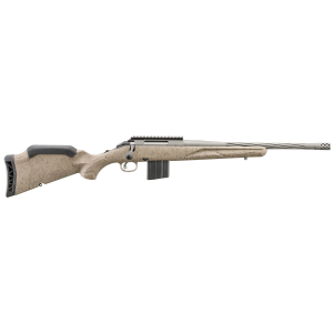 Ruger 46923 American Ranch Gen II Full Size 350 Legend 5+1 16.10 Cobalt Cerakote Threaded Barrel, Pic Rail Steel Receiver, Flat Dark Earth Splatter Adj Synthetic Stock, Rifle