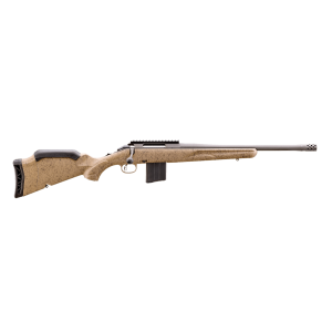 Ruger 46924 American Rifle Gen II Full Size 400 Legend 5+1 16.10 Cobalt Cerakote Threaded Barrel, Pic Rail Steel Receiver, Flat Dark Earth Splatter Adj Synthetic Stock, Rifle