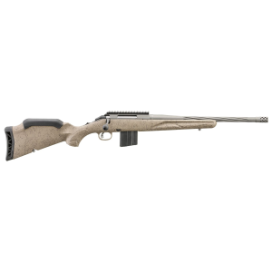 Ruger 46927 American Ranch Gen II Full Size 6.5 Grendel 10+1 16.10 Cobalt Cerakote Spiral Threaded Barrel & Pic Rail Steel Receiver, Flat Dark Earth Splatter Adj Comb Synthetic Stock, Rifle